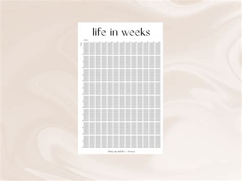 A week in my life .